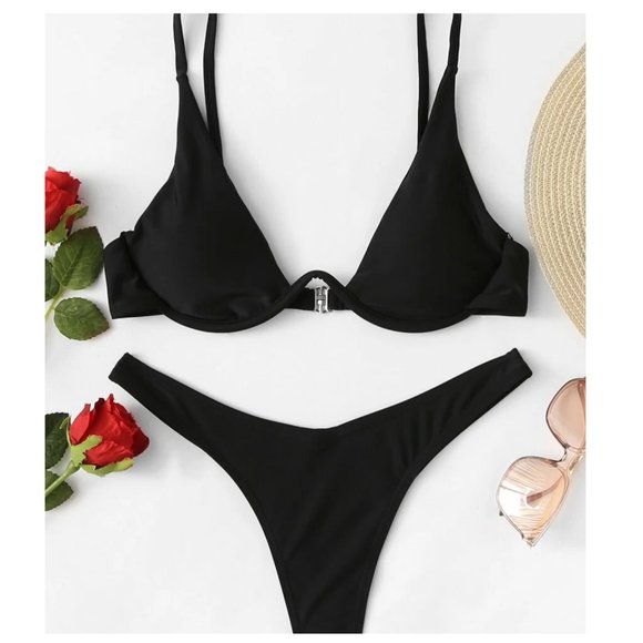 SHEIN Other - black underwire bikini